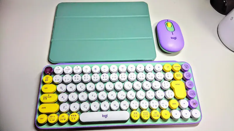 カラーがいいぞ！かわいいタイプライター風キーボードPOP KEYS K730！