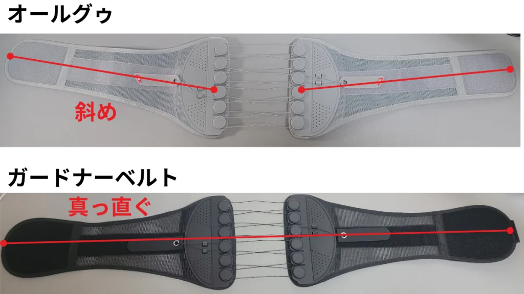 ガードナーベルトVSAllgu BELT（オールグゥ）メインベルトの違い